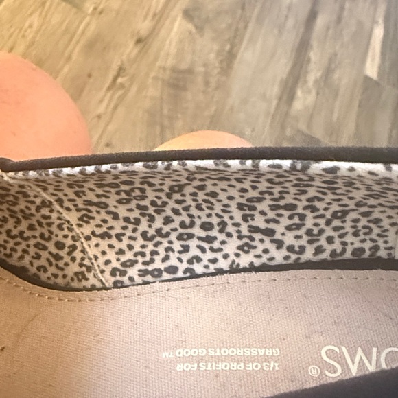 TOMS Black Canvas Michelle Wedge Espadrilles 7.5 - Picture 7 of 7